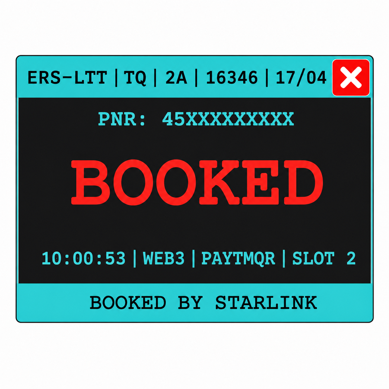 Star Link Tatkal Software | Fast Railway Booking Software